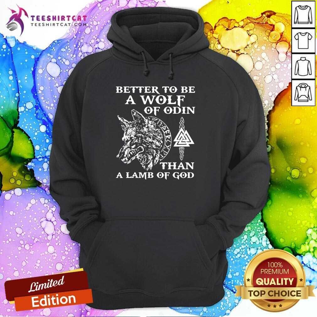 Hot Better To Be A Wolf Of Odin Than A Lamb Of God Shirt