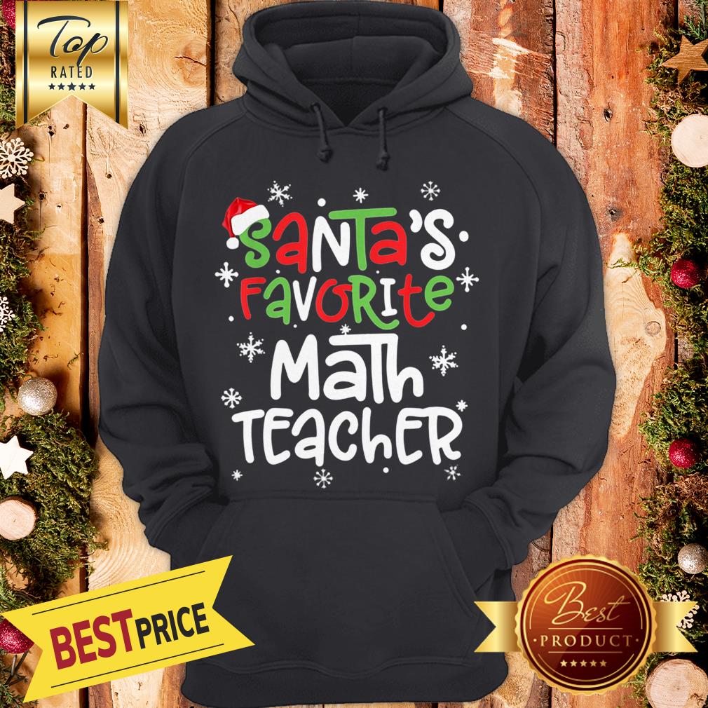 Hot Santa’s Favorite Math Teacher Christmas Shirt