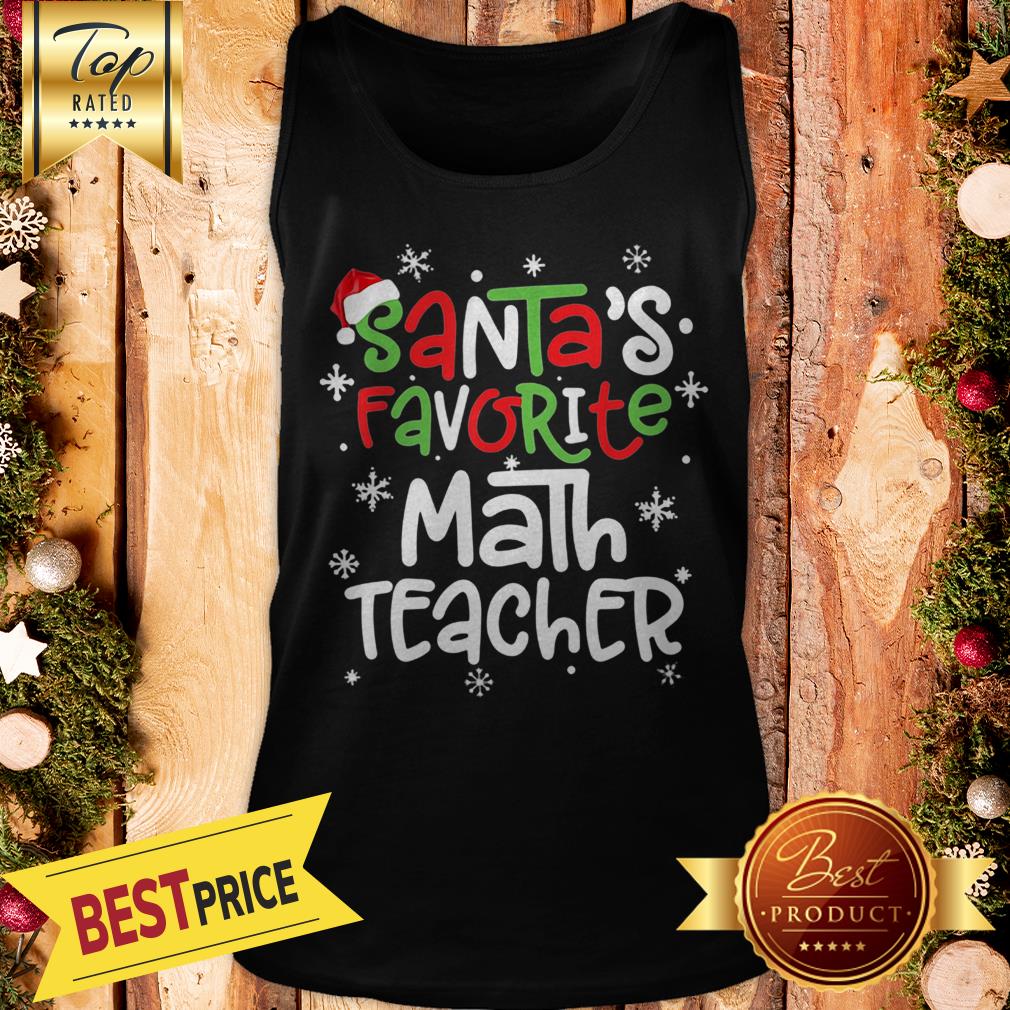 Hot Santa’s Favorite Math Teacher Christmas Shirt
