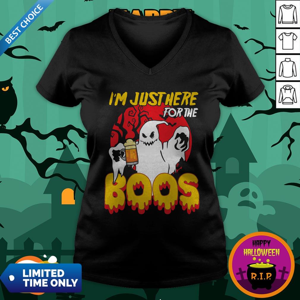I’m Just Here For The Boos Beer Halloween Shirt