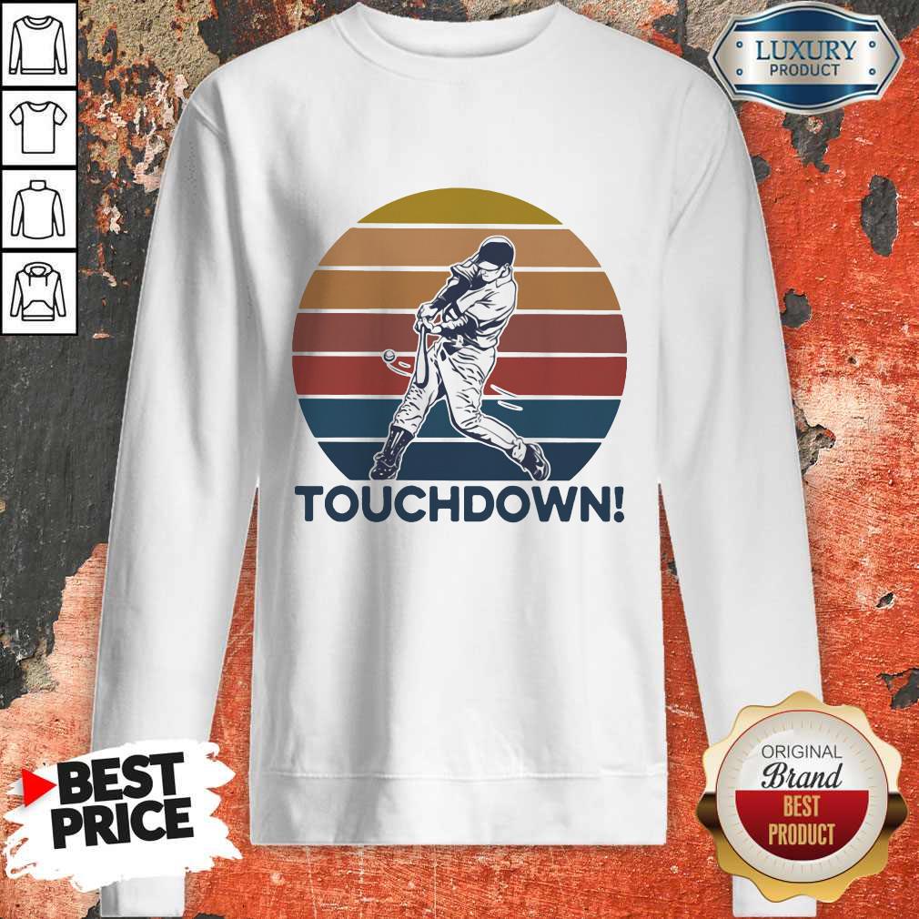 Important Touch Down Soft Ball Vintage Retro Shirt