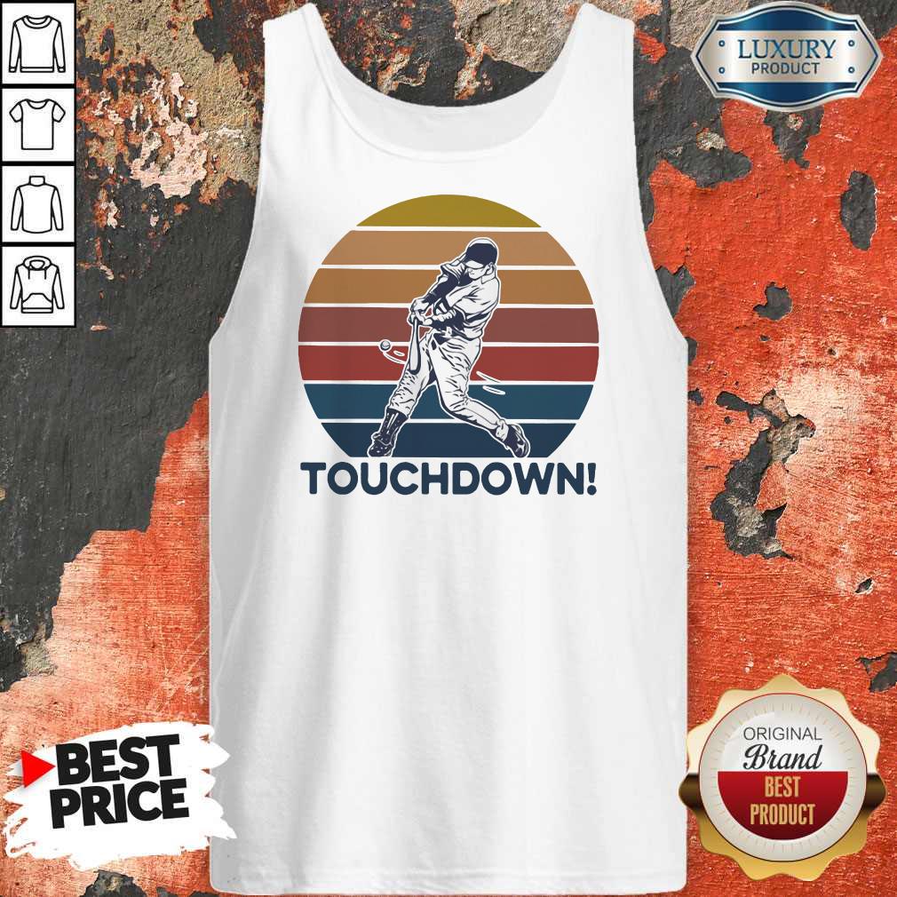 Important Touch Down Soft Ball Vintage Retro Shirt