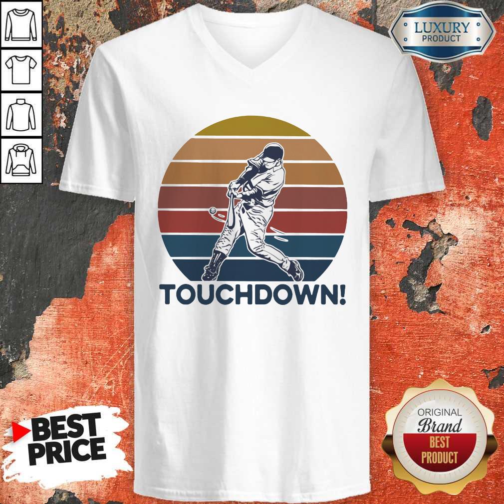 Important Touch Down Soft Ball Vintage Retro Shirt