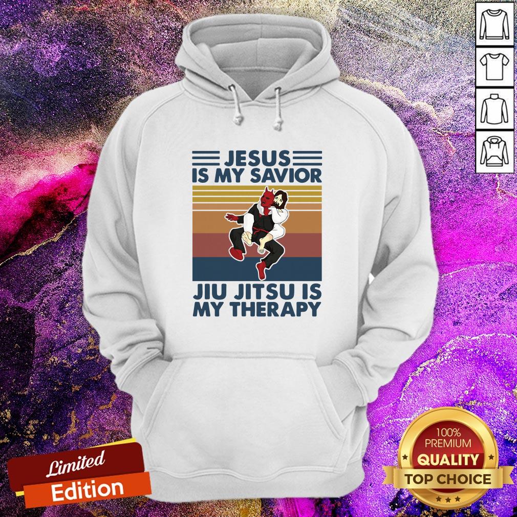 Jesus Is My Savior Jiu Jitsu Is My Therapy Vintage Shirt