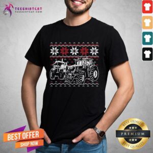 Perfect Tractor Operator Ugly Christmas Shirt