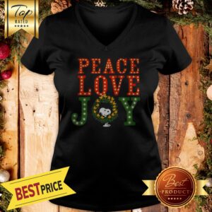 Peanuts Snoopy Peace Love Joy Christmas Shirt