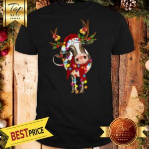 Cow Gorgeous Reindeer Crewneck Shirt
