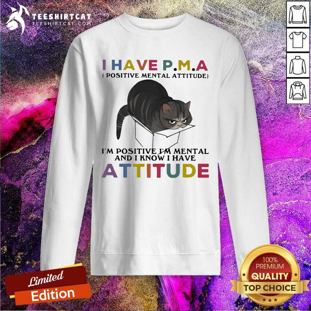 Lovely Cat I Have Positive Mental Attitude Shirt
