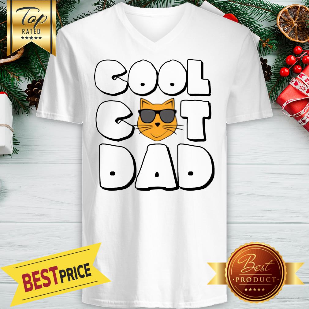 Nice Cool Cat Dad Shirt