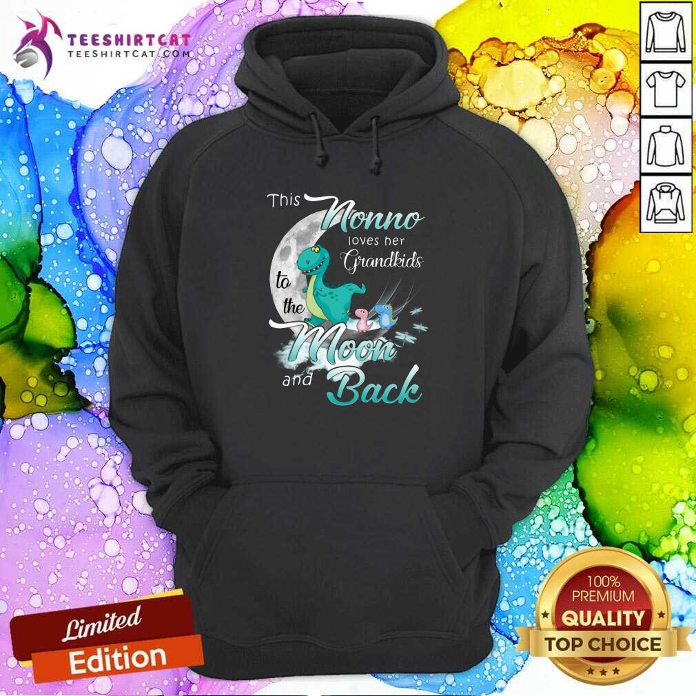 Nice Dinosaurs This Nono Loves Her Grandkids Moon And Back Shirt