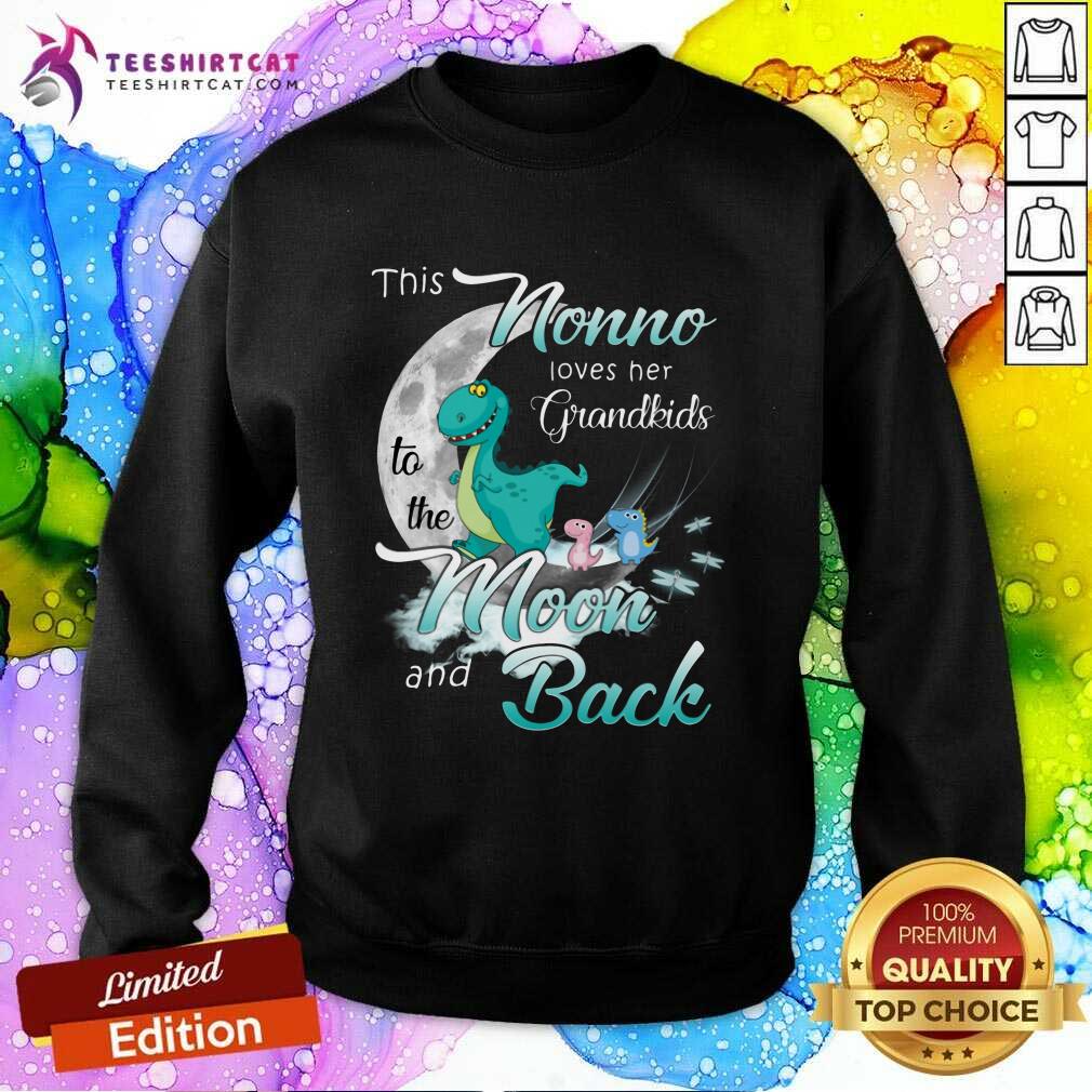 Nice Dinosaurs This Nono Loves Her Grandkids Moon And Back Shirt