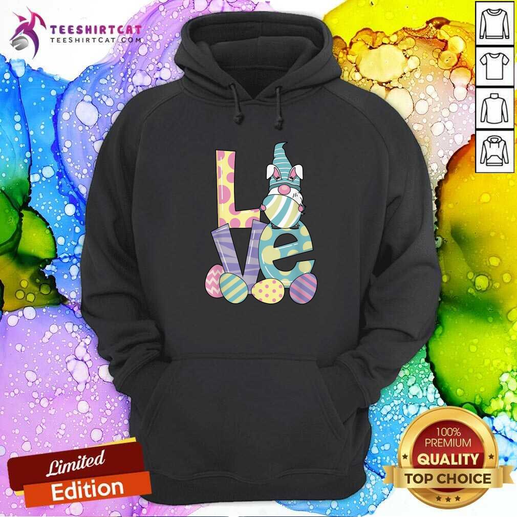 Nice Love Bunny Gnome Hug Easter Eggs Happy Easter Day 2021 Shirt