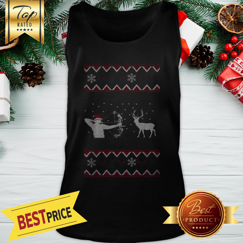 Nice Merry Huntmas Deer Hunting Ugly Christmas Shirt