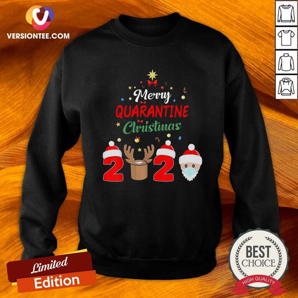 Nice Merry Quarantine Christmas 2020 Shirt