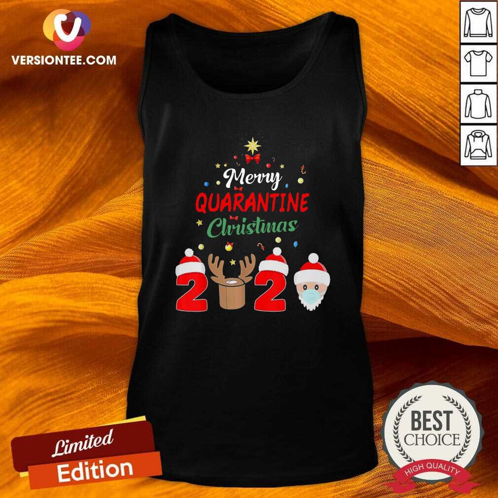 Nice Merry Quarantine Christmas 2020 Shirt