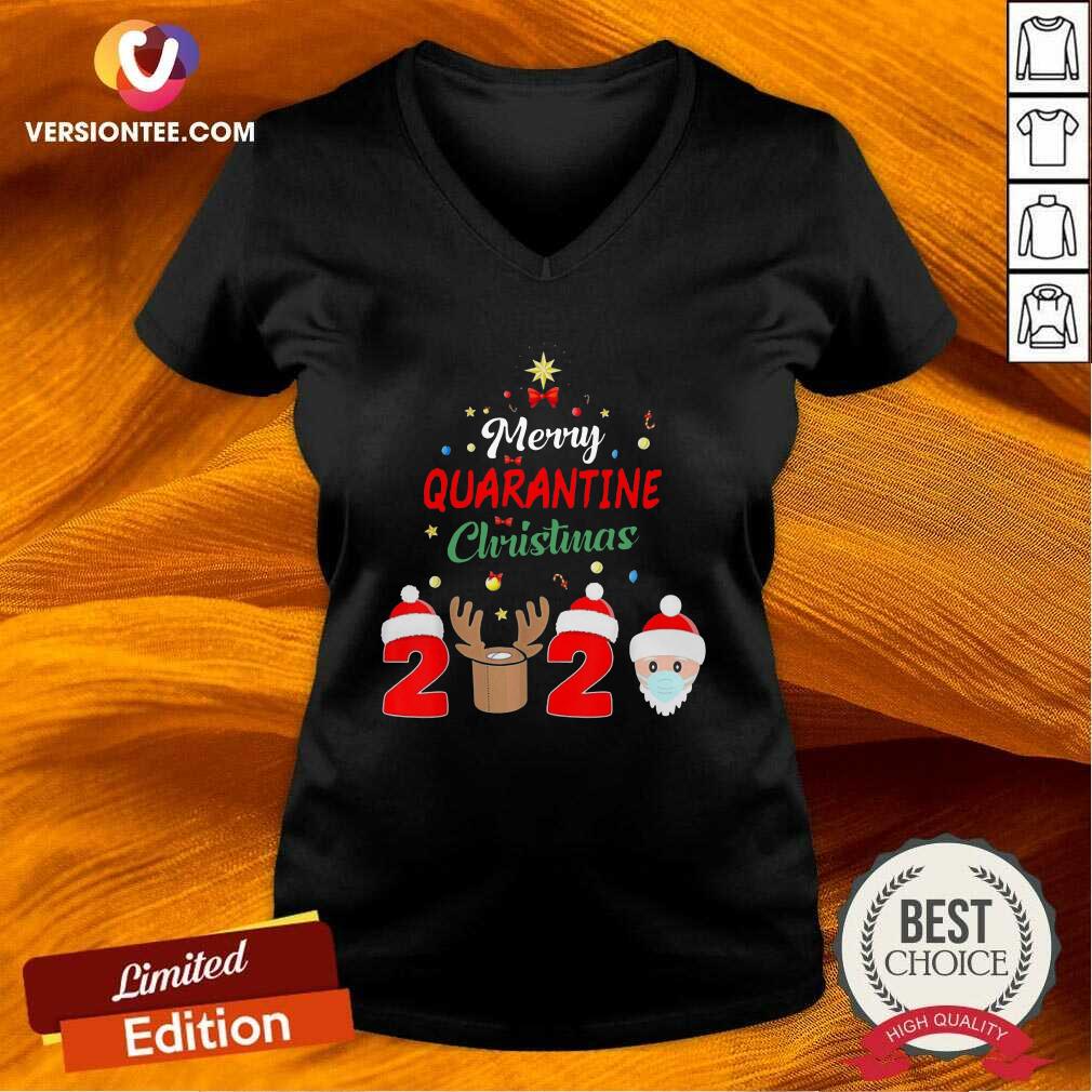 Nice Merry Quarantine Christmas 2020 Shirt