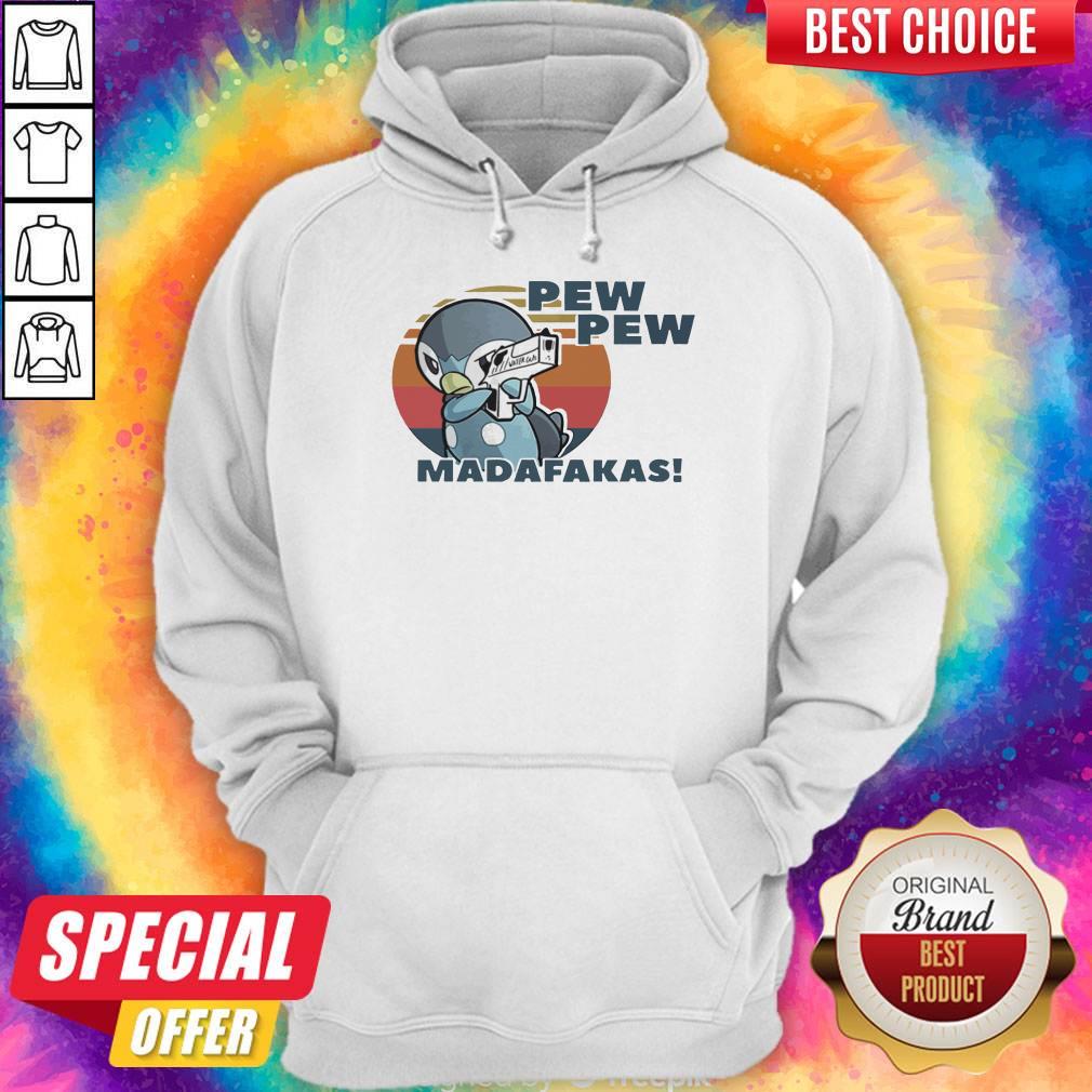 Nice Penguin Pew Pew Madafakes Vintage Retro Shirt