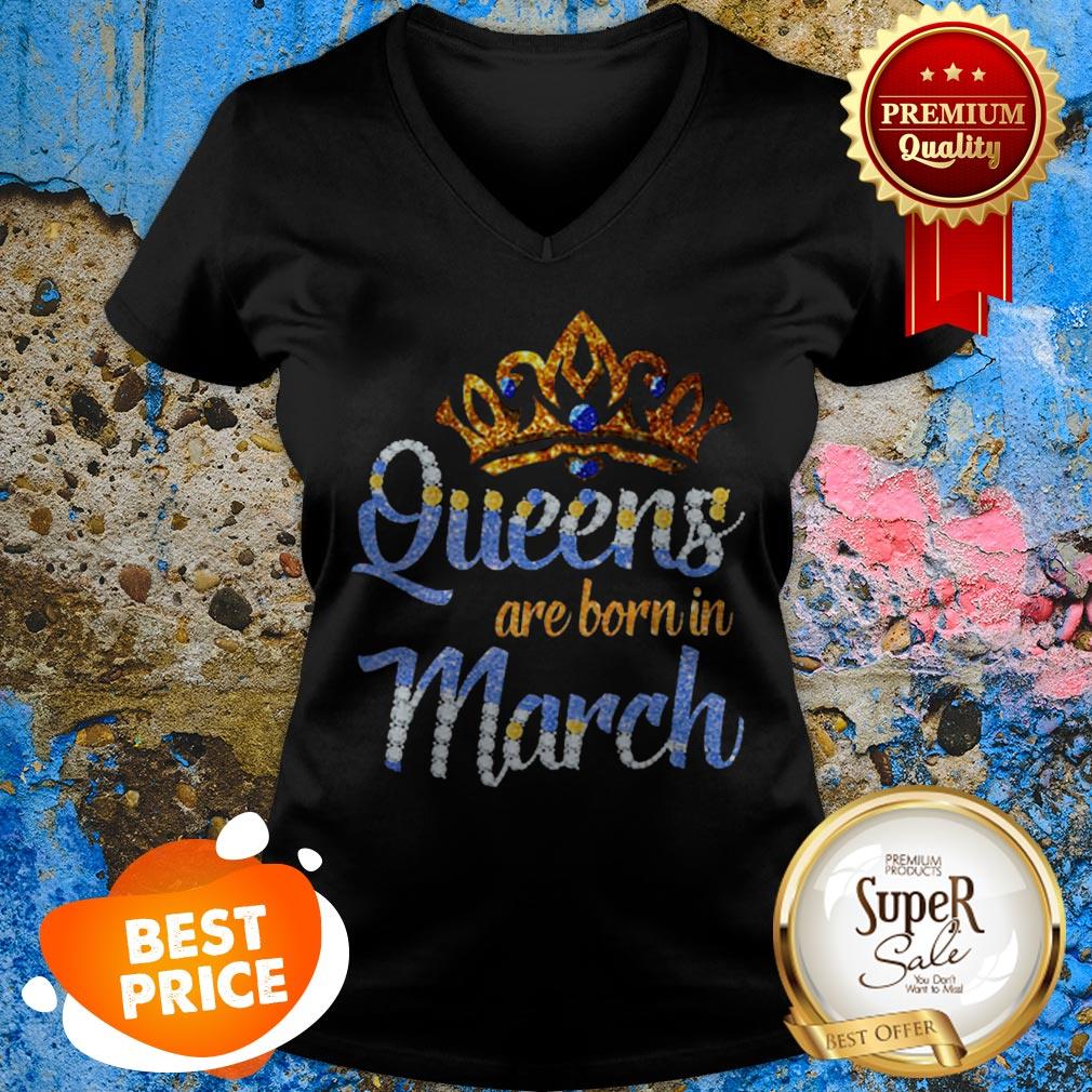 Nice Queen Are Born In March Shirt