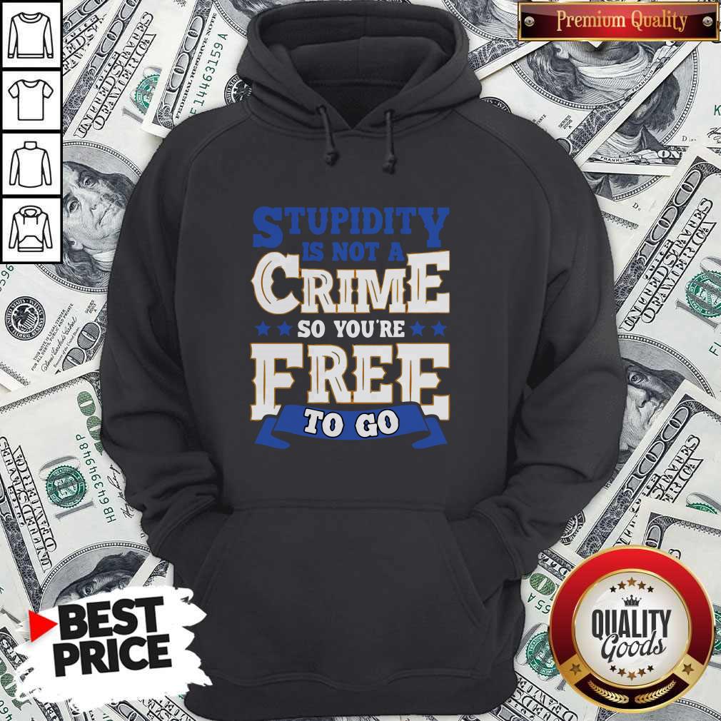 Nice Stupidity Is Not A Crime So You’re Free To Go Shirt