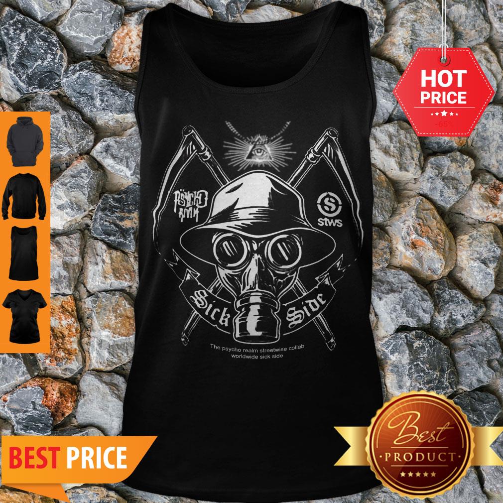 Nice The Psycho Realm Streetwise Collab Worldwide Sick Side Shirt