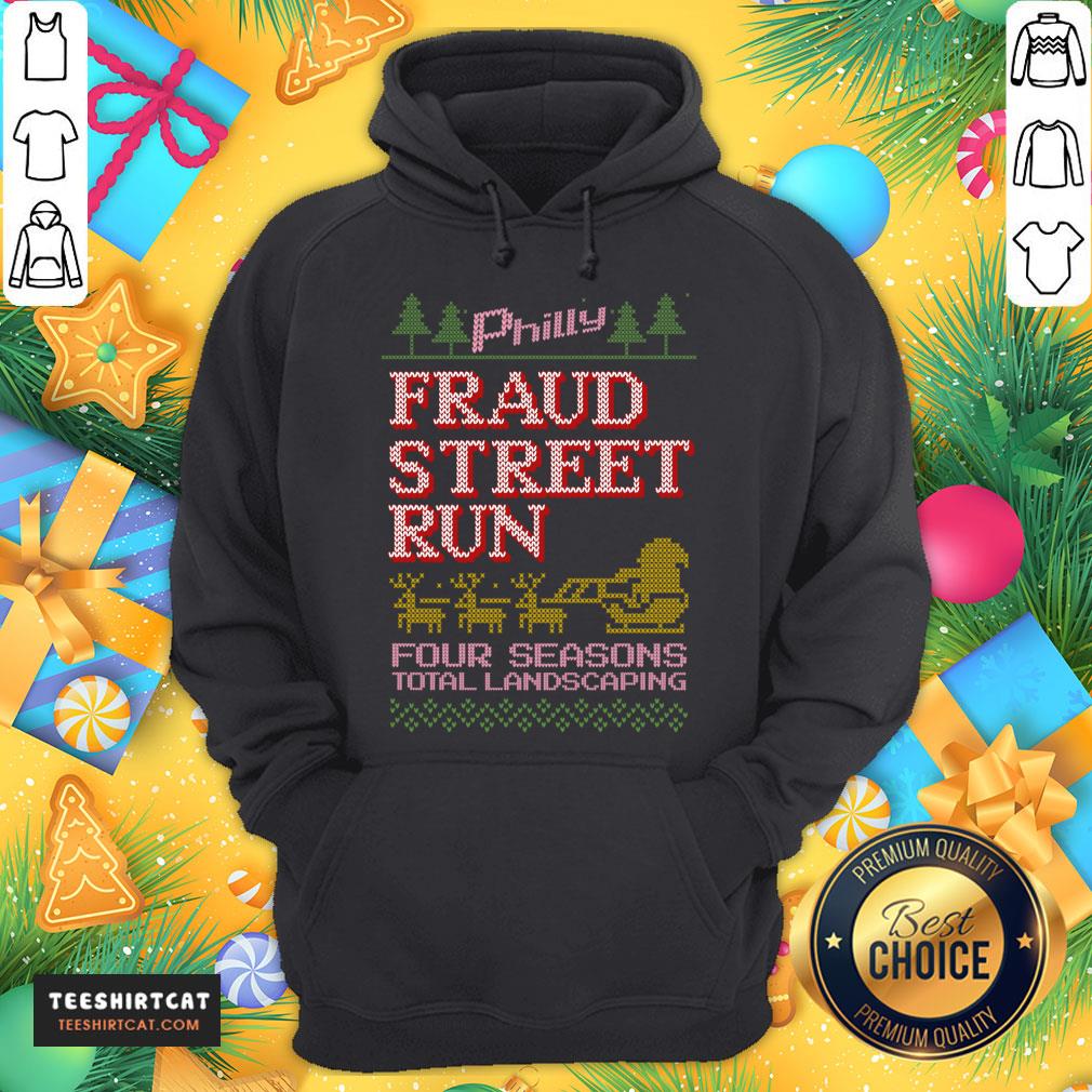 Official Fraud Street Run Ugly Christmas Sweater Fraud Street Run T-Shirt
