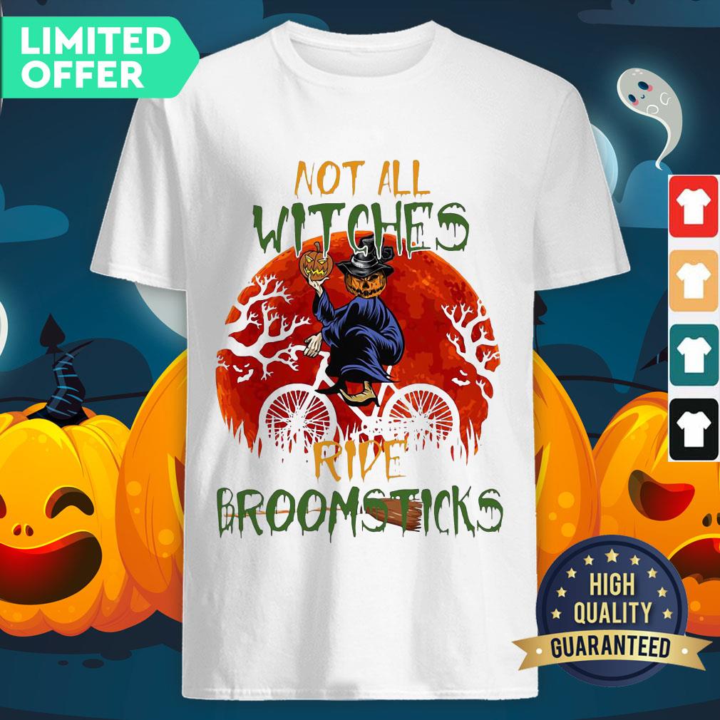 Official Halloween Not All Witches Ride Broomsticks Vintage Shirt