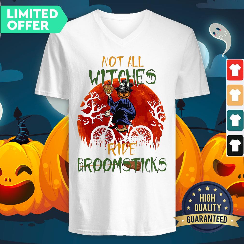 Official Halloween Not All Witches Ride Broomsticks Vintage Shirt