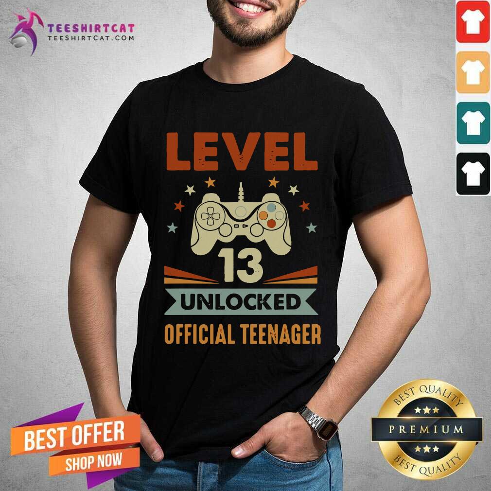 Official Level 13 Unlocked Official Teenager Shirt