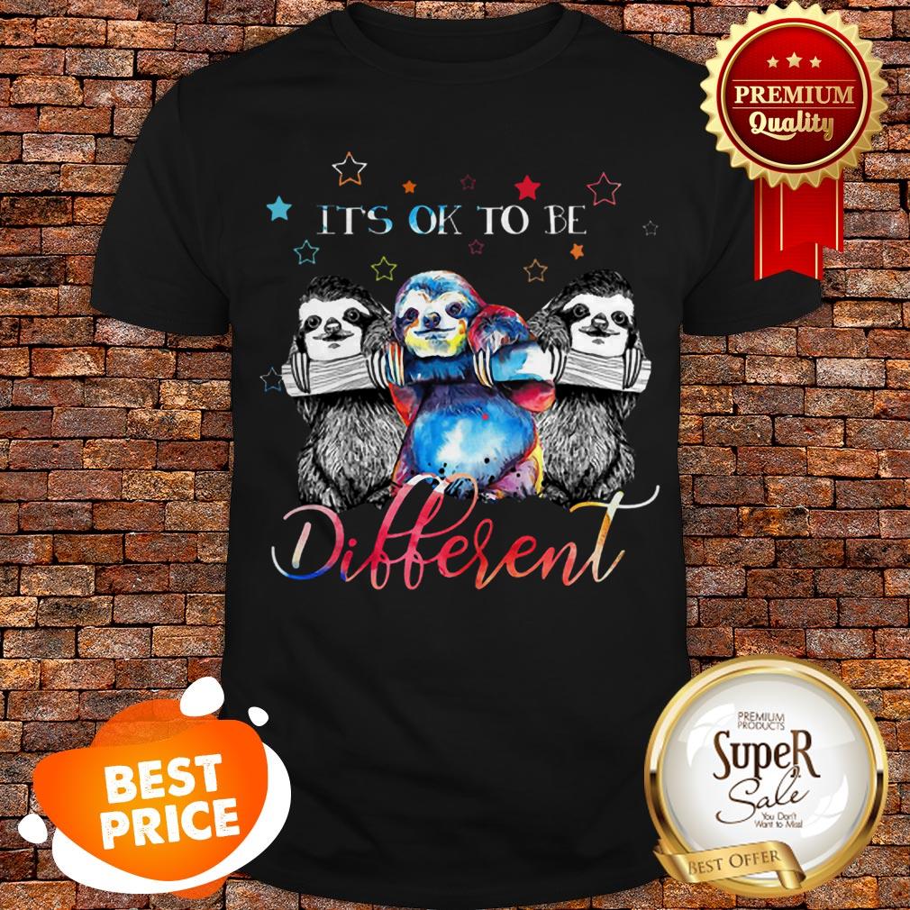 Official Sloths Colors It’s Ok To Be Different Shirt