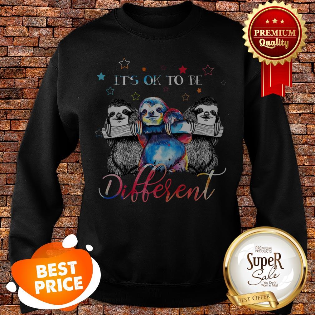 Official Sloths Colors It’s Ok To Be Different Shirt