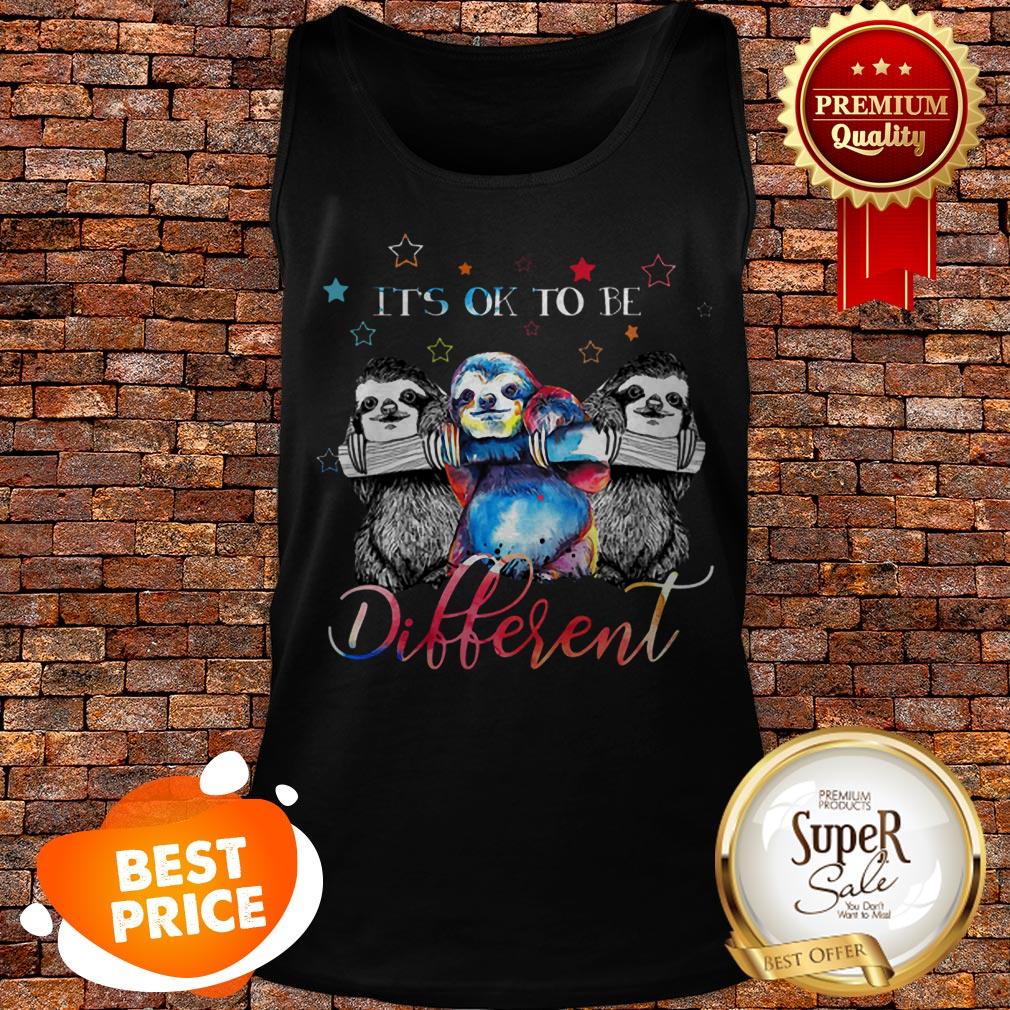 Official Sloths Colors It’s Ok To Be Different Shirt