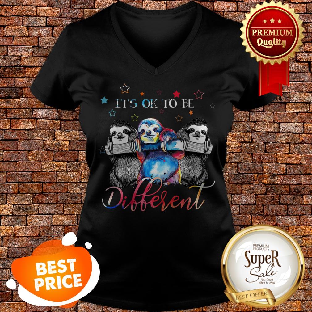 Official Sloths Colors It’s Ok To Be Different Shirt