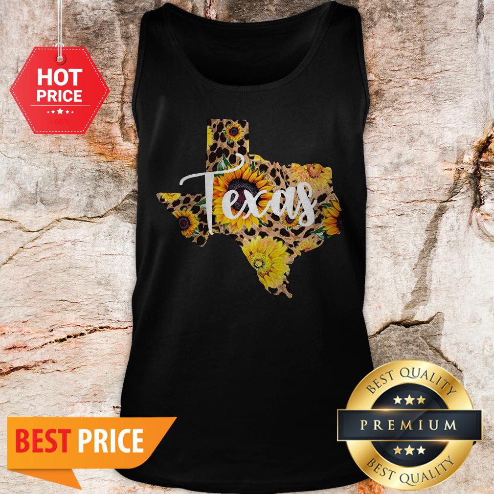 Official Texas Sunflower Wildflower State Map Shirt