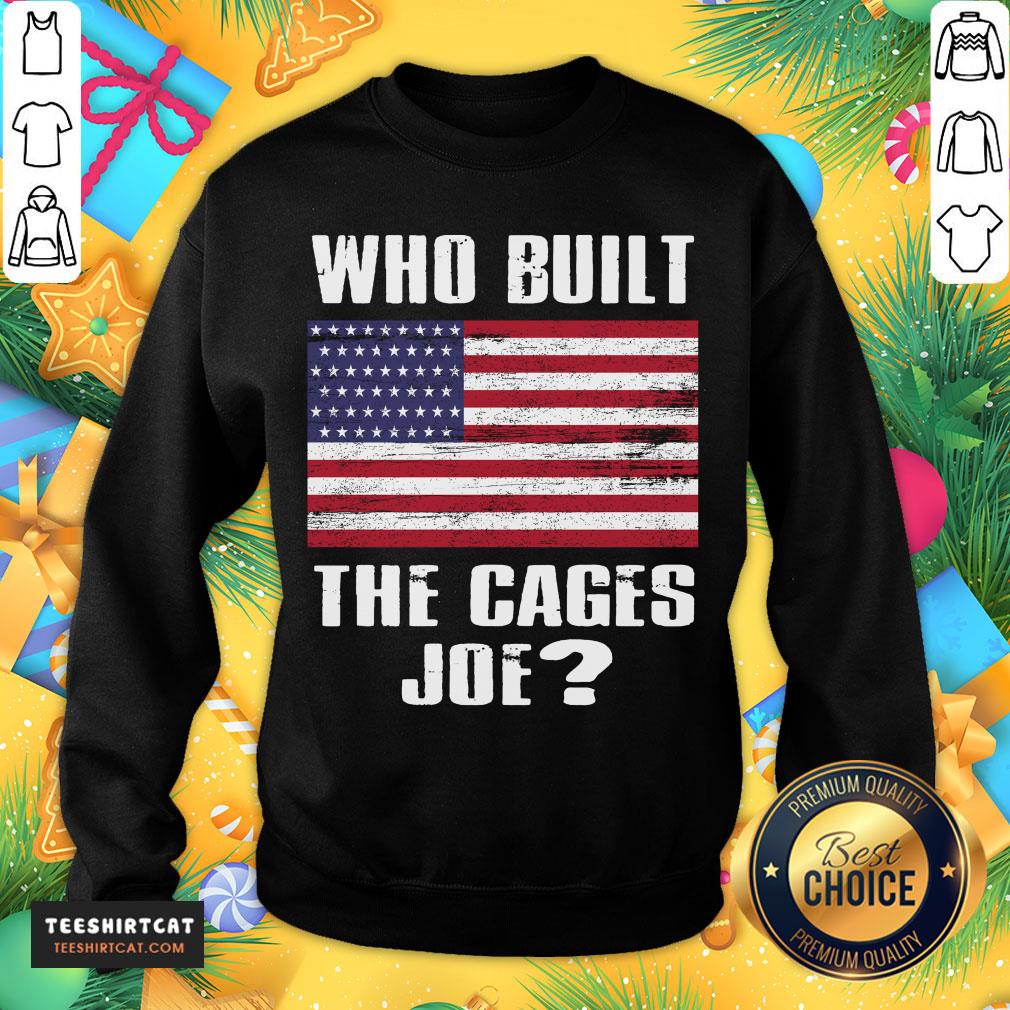 Official Who Built The Cages Joe American Flag Shirt