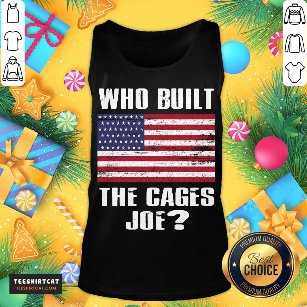 Official Who Built The Cages Joe American Flag Shirt