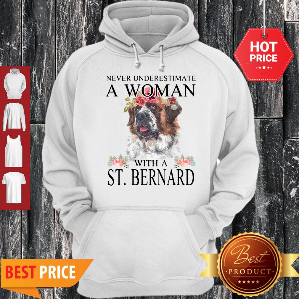 Official Womens St. Bernard Gifts Funny Mom Mama Mother Grandma Dog Shirt