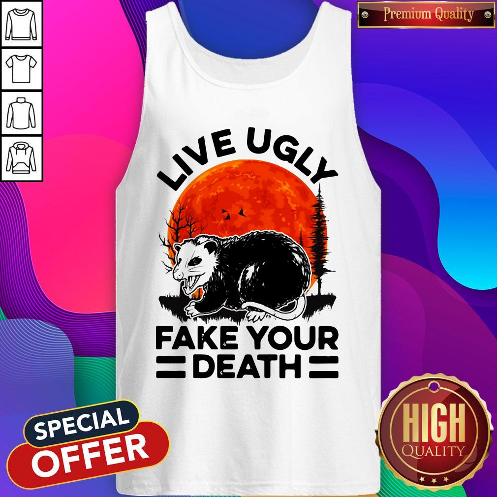Opossum Live Ugly Fake Your Death Sunset Shirt
