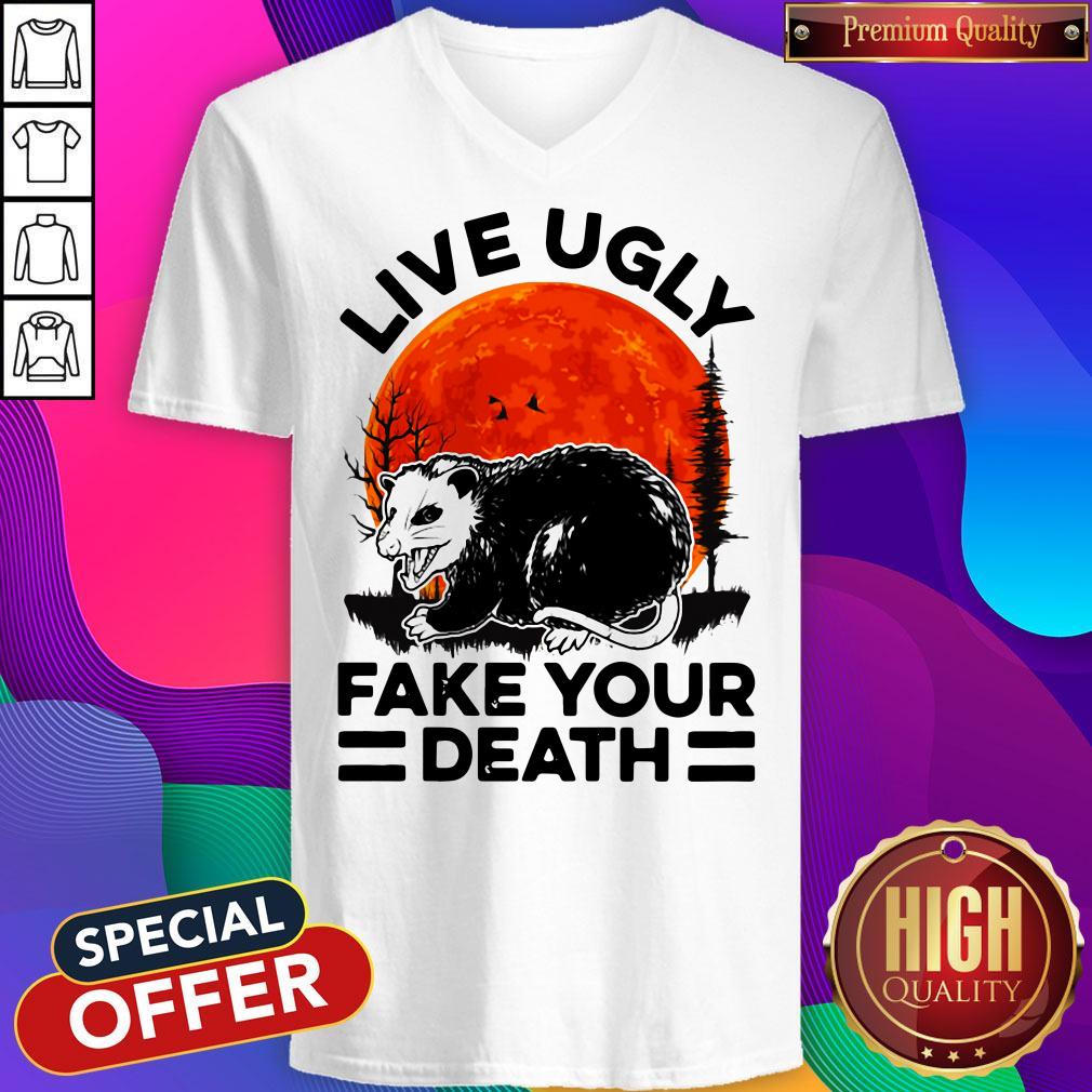 Opossum Live Ugly Fake Your Death Sunset Shirt