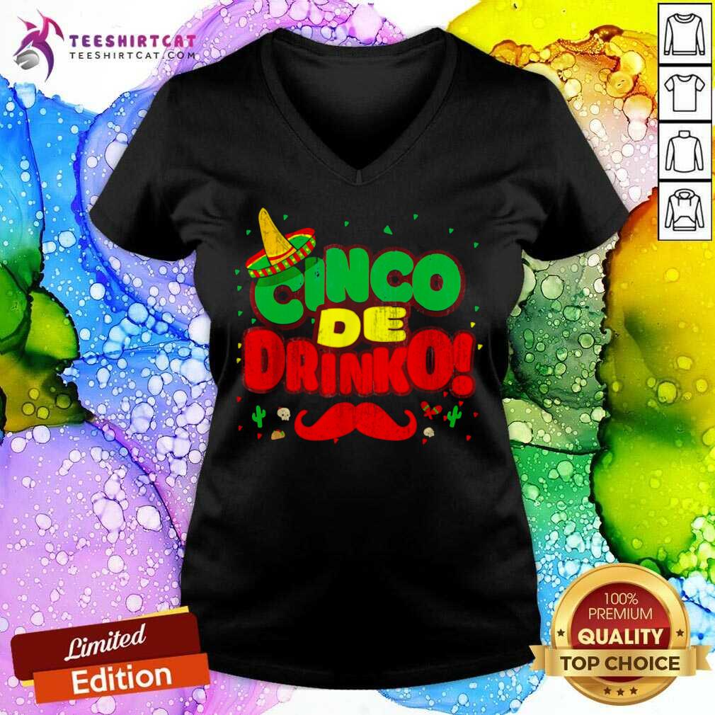 Original Cinco De Drinko Cinco De Mayo Mexican Shirt