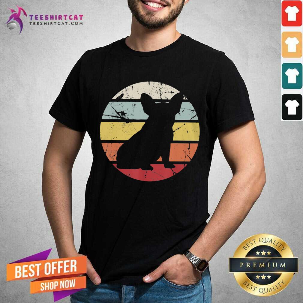 Original Fine Distressed Retro Vintage French Bulldog Shirt