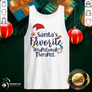 Top Santa's Favorite Occupational Therapist Shirt