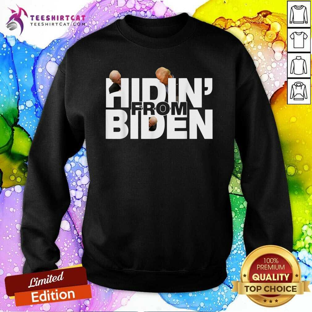 Perfect Hidin From Biden Sniffing Joe Biden 2020 Patriot Shirt
