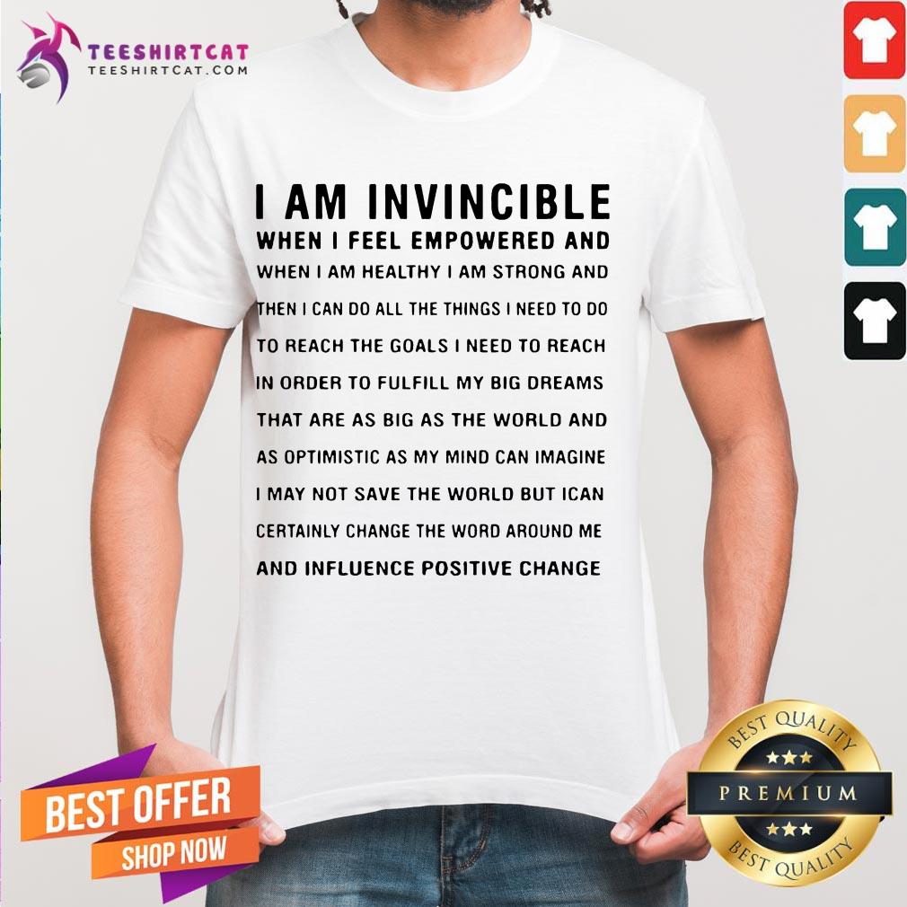 Perfect Norma Kamali White I Am Invincible Shirt