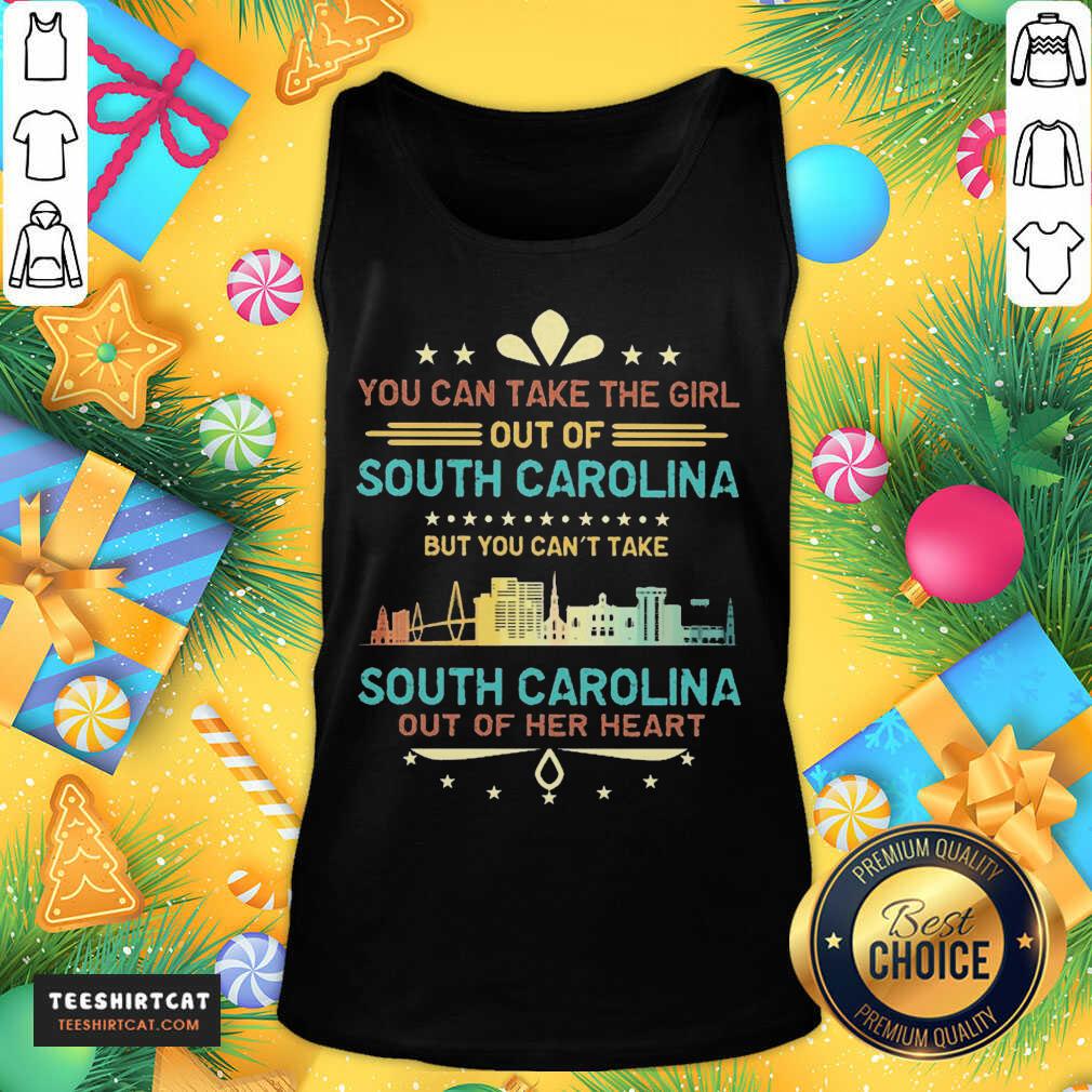 Perfect South Carolina You Can'T Take Out Of Her Heart Shirt
