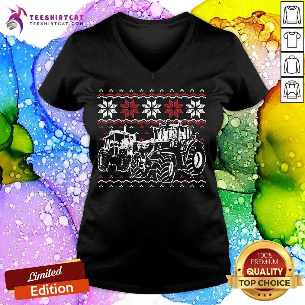 Perfect Tractor Operator Ugly Christmas Shirt
