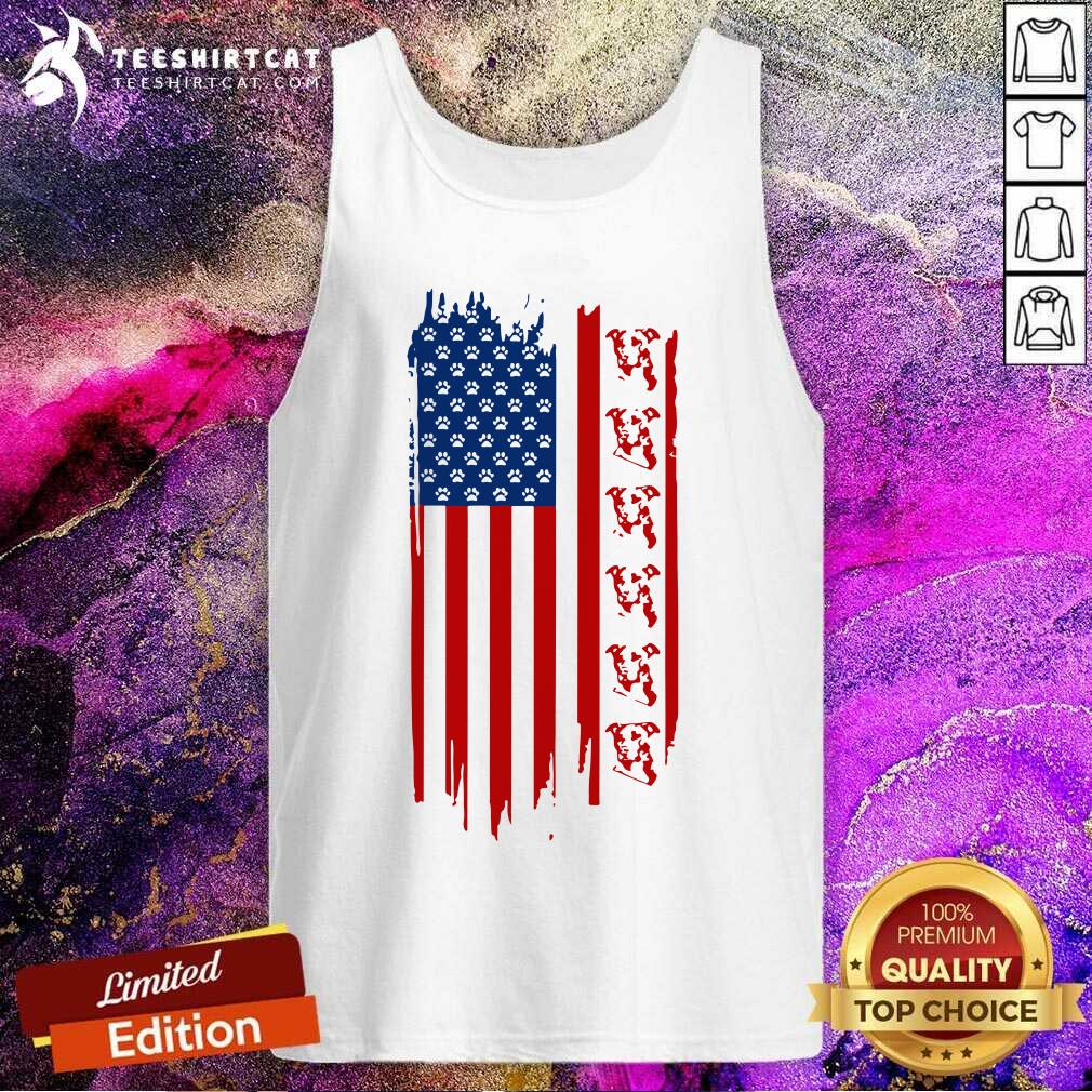 Pitbull American Flag Independence Day Shirt
