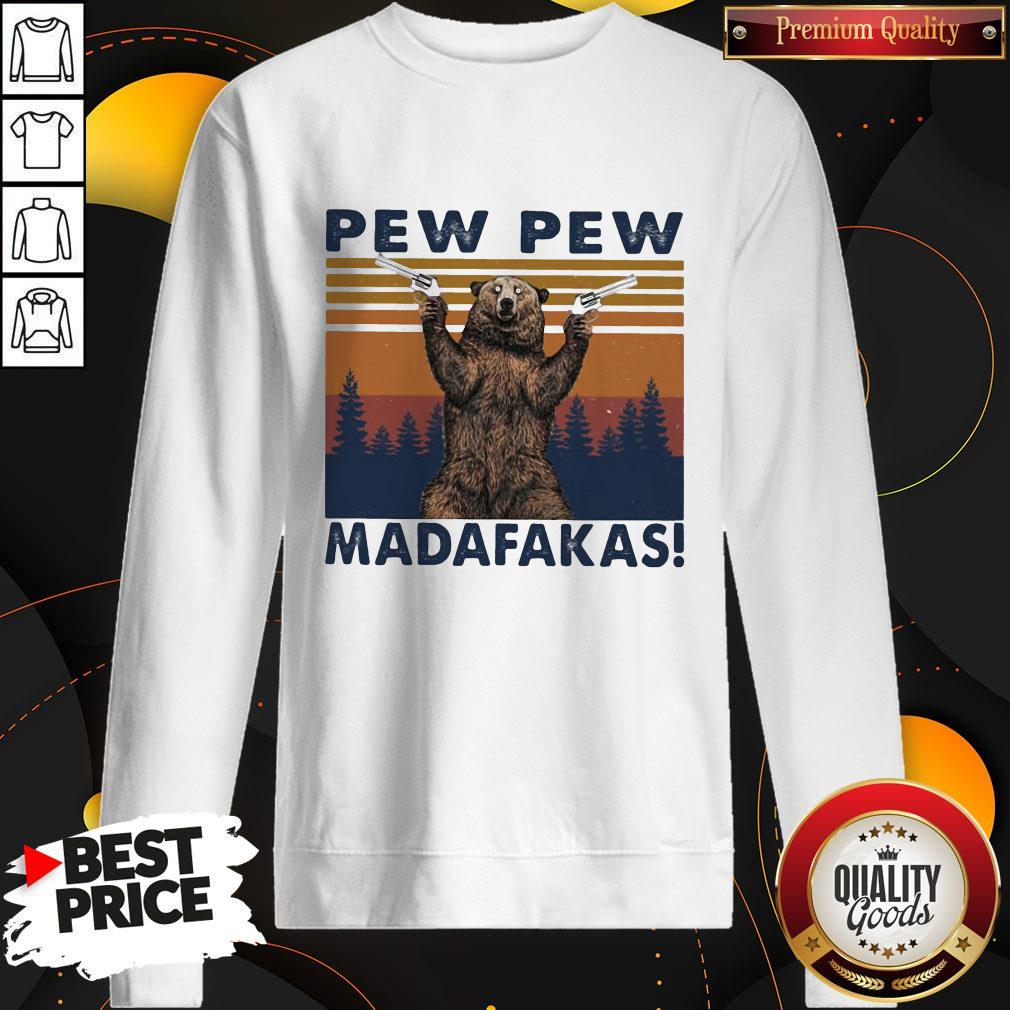 Premium Bear Pew Pew Madafakas Vintage Shirt