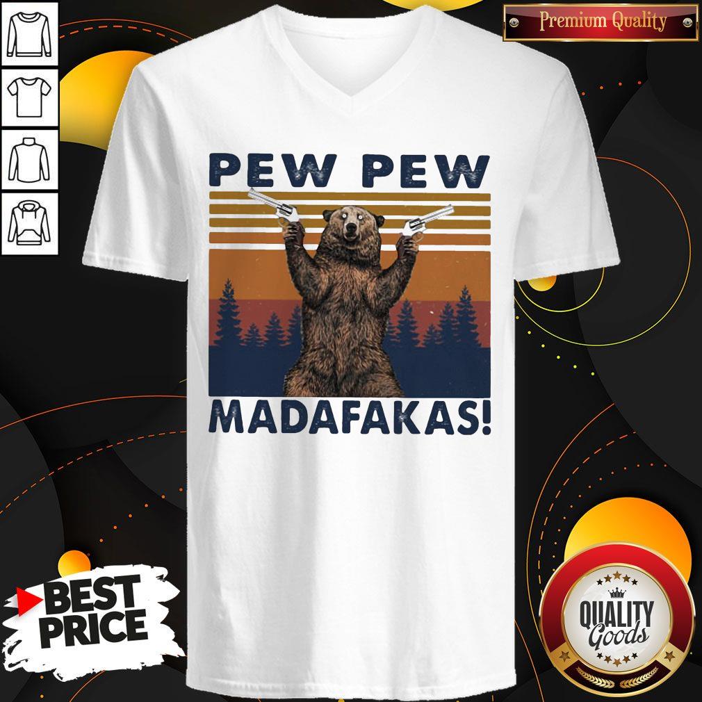 Premium Bear Pew Pew Madafakas Vintage Shirt