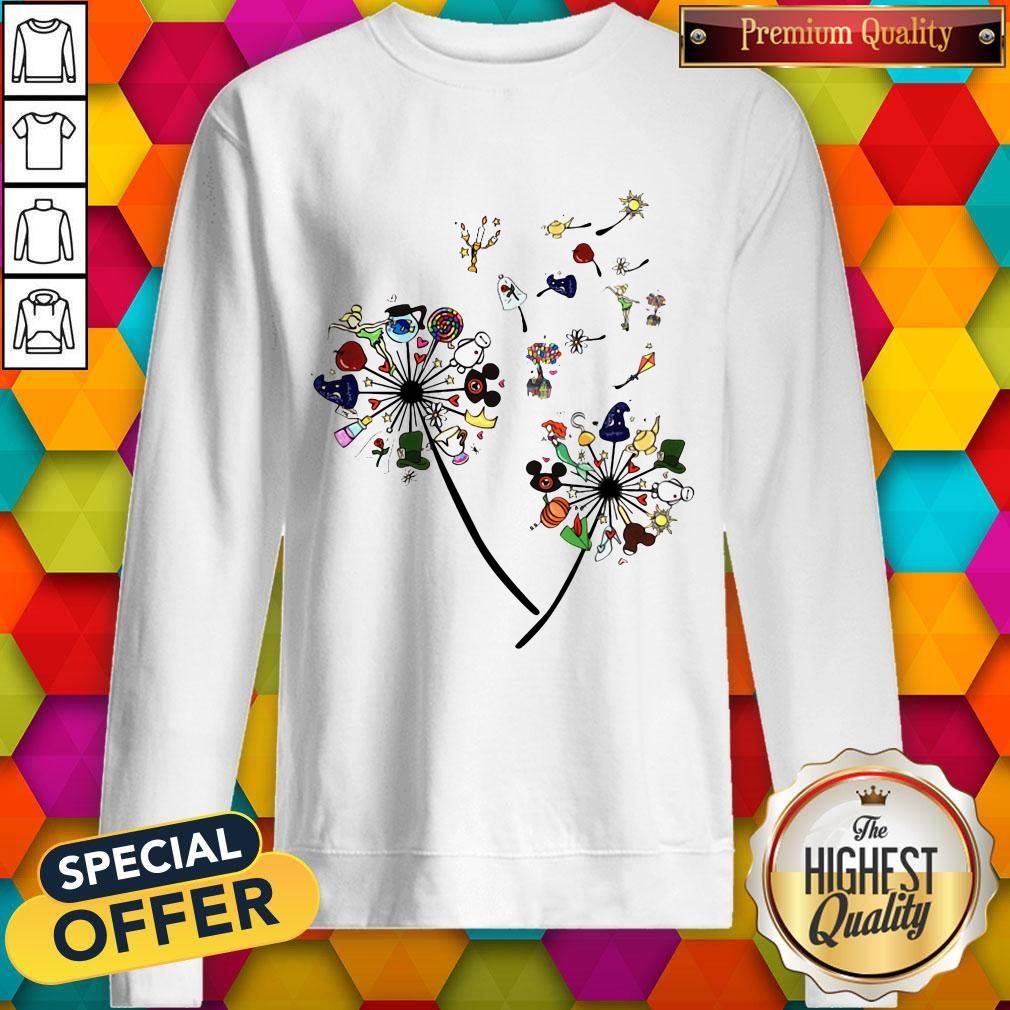 Premium Cartoon Dandelion Flower Shirt