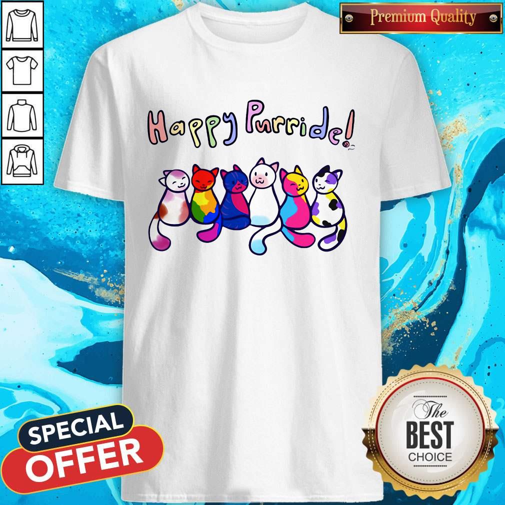 Premium Cat Happy Purride Shirt